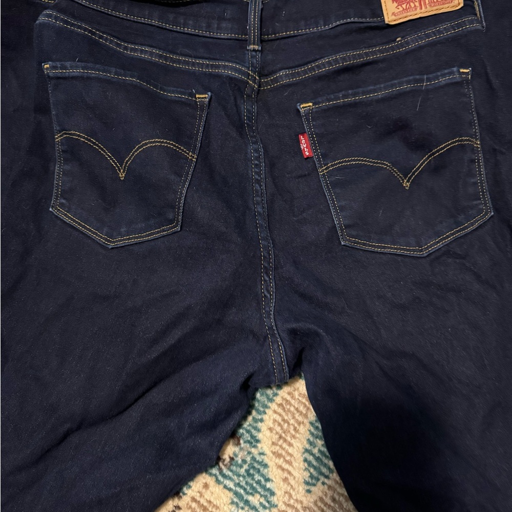 314 Shaping Straight Dark Wash Skinny Jeans Size 30 - Picture 3 of 4